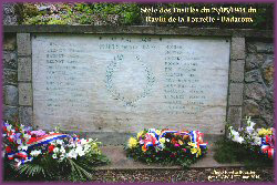 Stle des fusills du 29/05/1944 du ravin de La Tourette - Badaroux